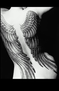 Angel Tattoo Designs Especially Angel Wings Tattoos With Image Female Back Piece Angel Wings Tattoo Picture 8