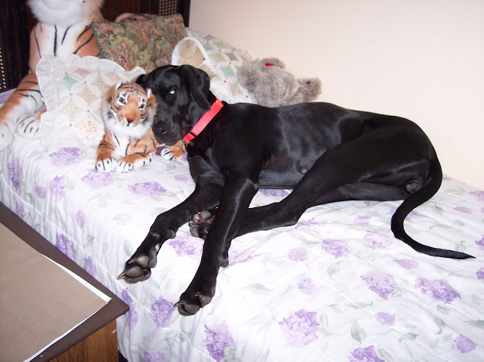 Trinity and her baby