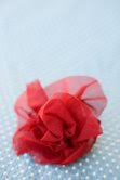 Socialite flower clip in Red