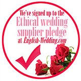 WE ARE PART OF THE ETHICAL WEDDING SUPPLIER PLEDGE