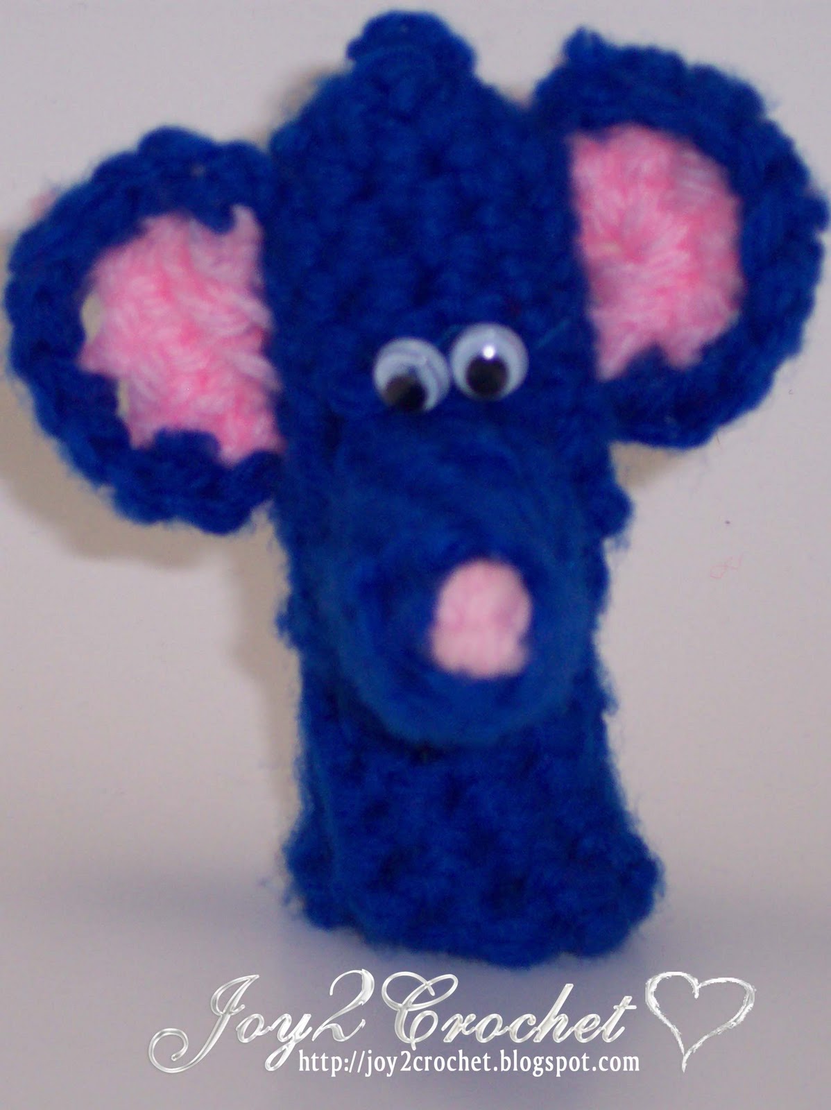 Joy 2 Crochet Mouse Finger Puppet