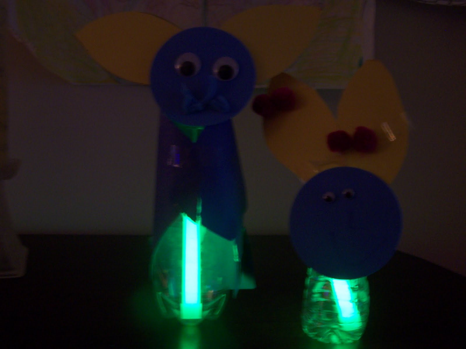 The Challenge Chicks Week 8 Challenge Glow Stick Night Lights AKA