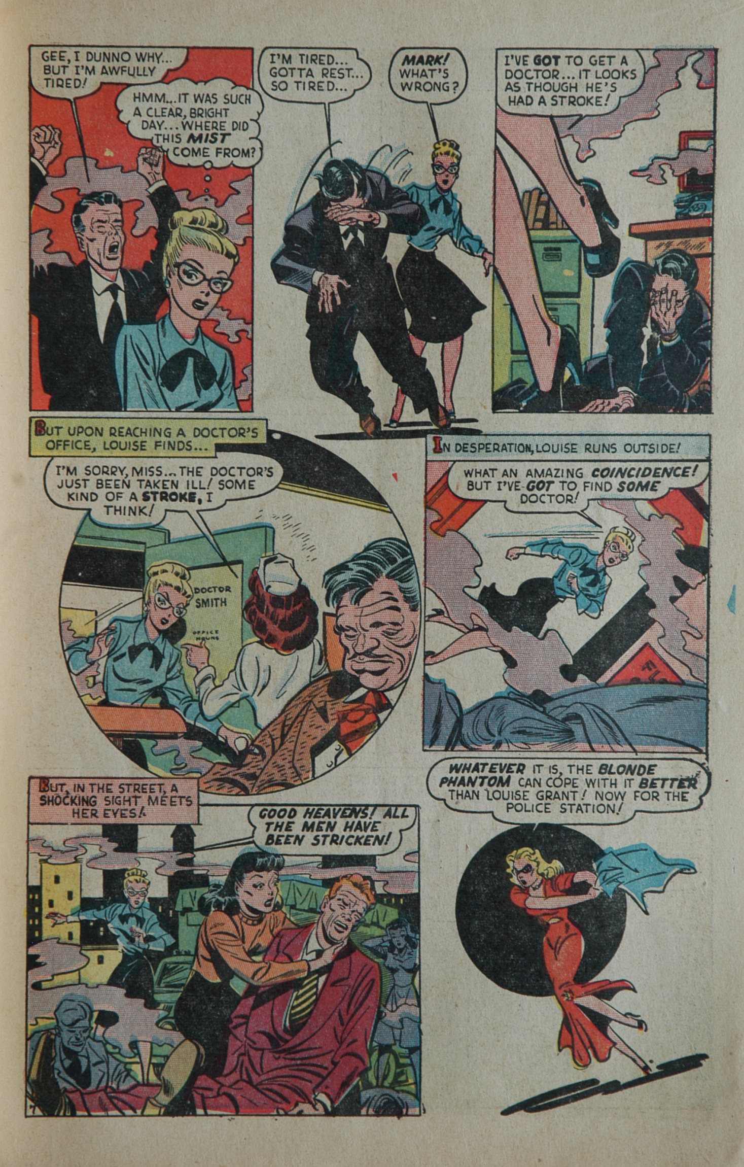 Read online Blonde Phantom Comics comic -  Issue #18 - 9