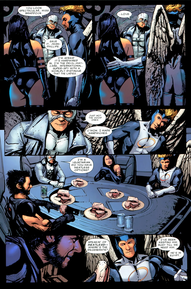 PSYLOCKE CAPTAIN BRITAIN // like a butterfly Wolverine Road To Hell