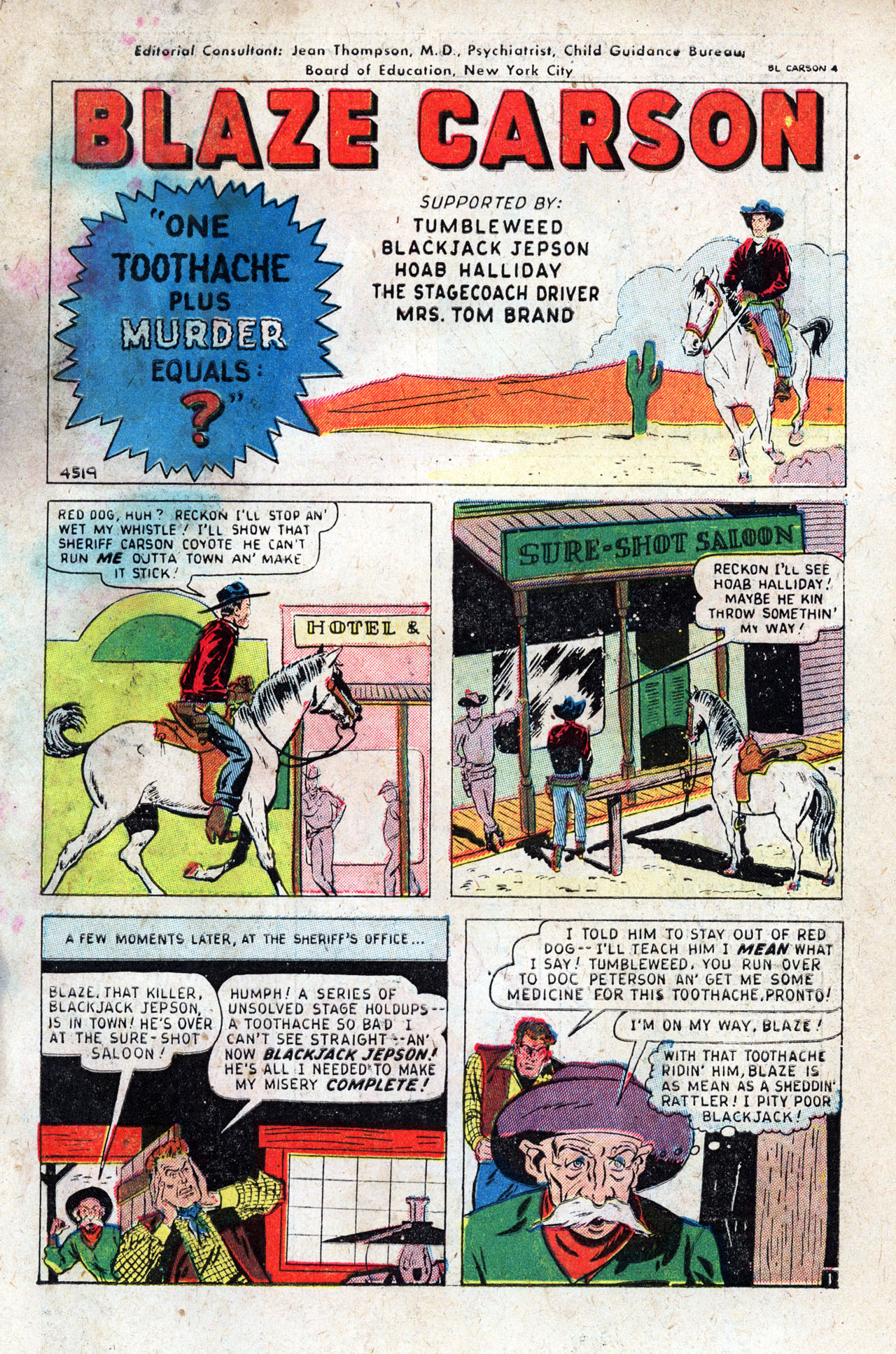 Read online Blaze Carson comic -  Issue #4 - 3