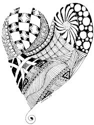 zentangle zentangles coloring doodle pages heart doodles adult zen drawings patterns tangle google designs colouring og involved challenge week using