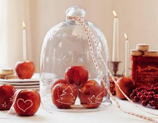 Las Recetas de Sehkmet: Ideas para la mesa: decorar con manzanas