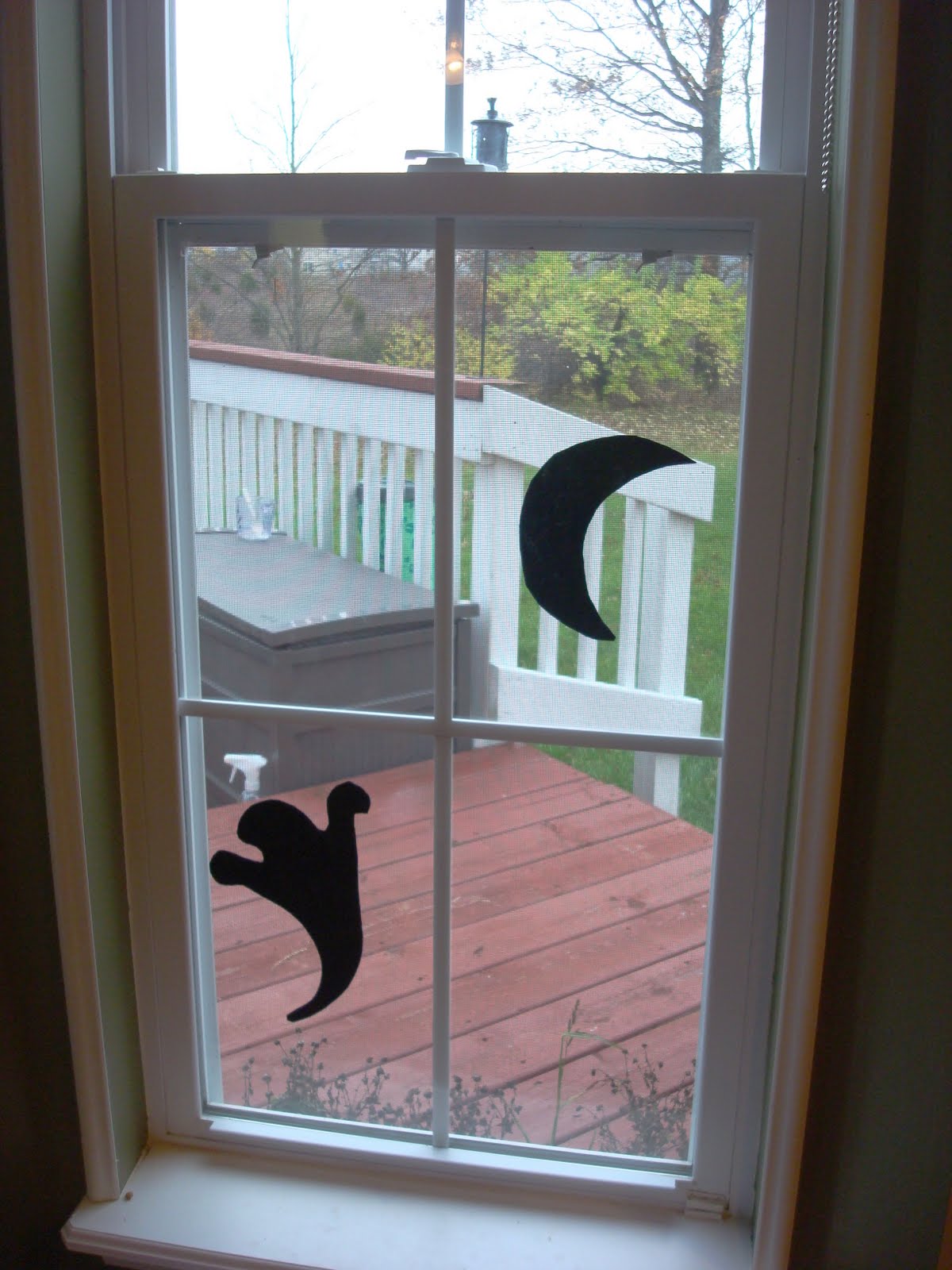 felt shapes for windows holidays