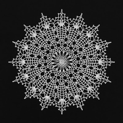crochet delicate doily free pattern | ulenenod
