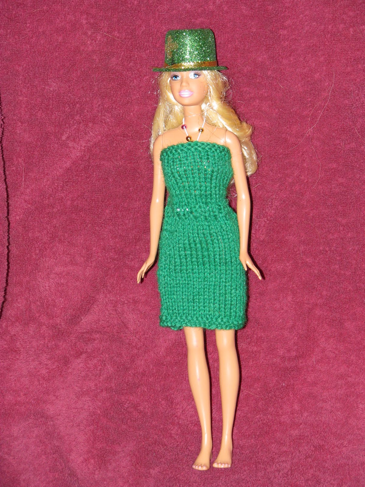 Free Barbie or 11.5 fashion doll clothes crochet patterns for