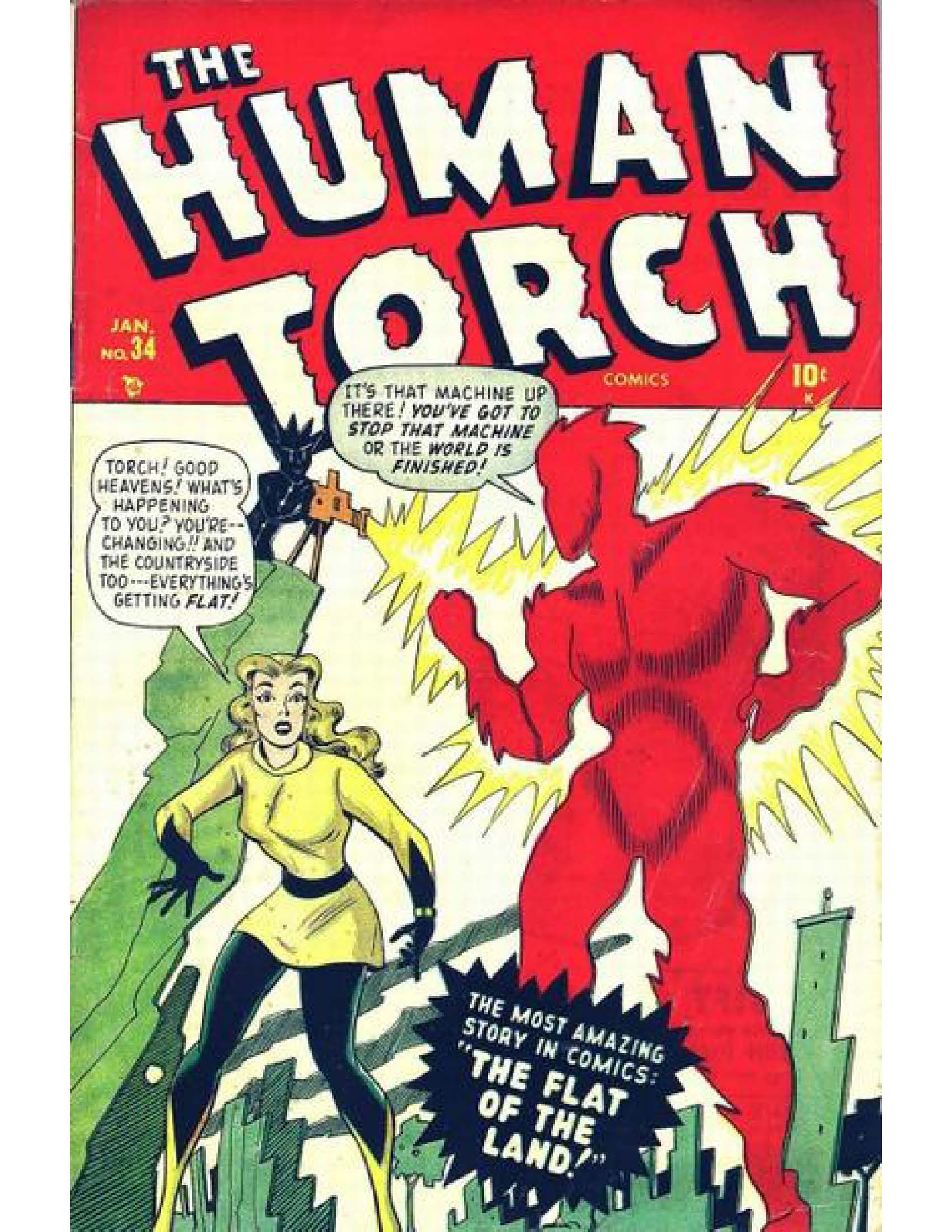 Read online The Human Torch (1940) comic -  Issue #34 - 1