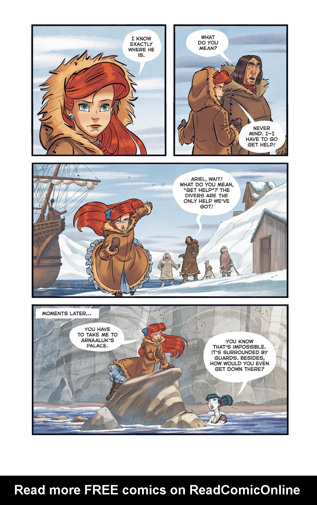 Read online Ariel and the Curse of the Sea Witches comic -  Issue # TPB - 62