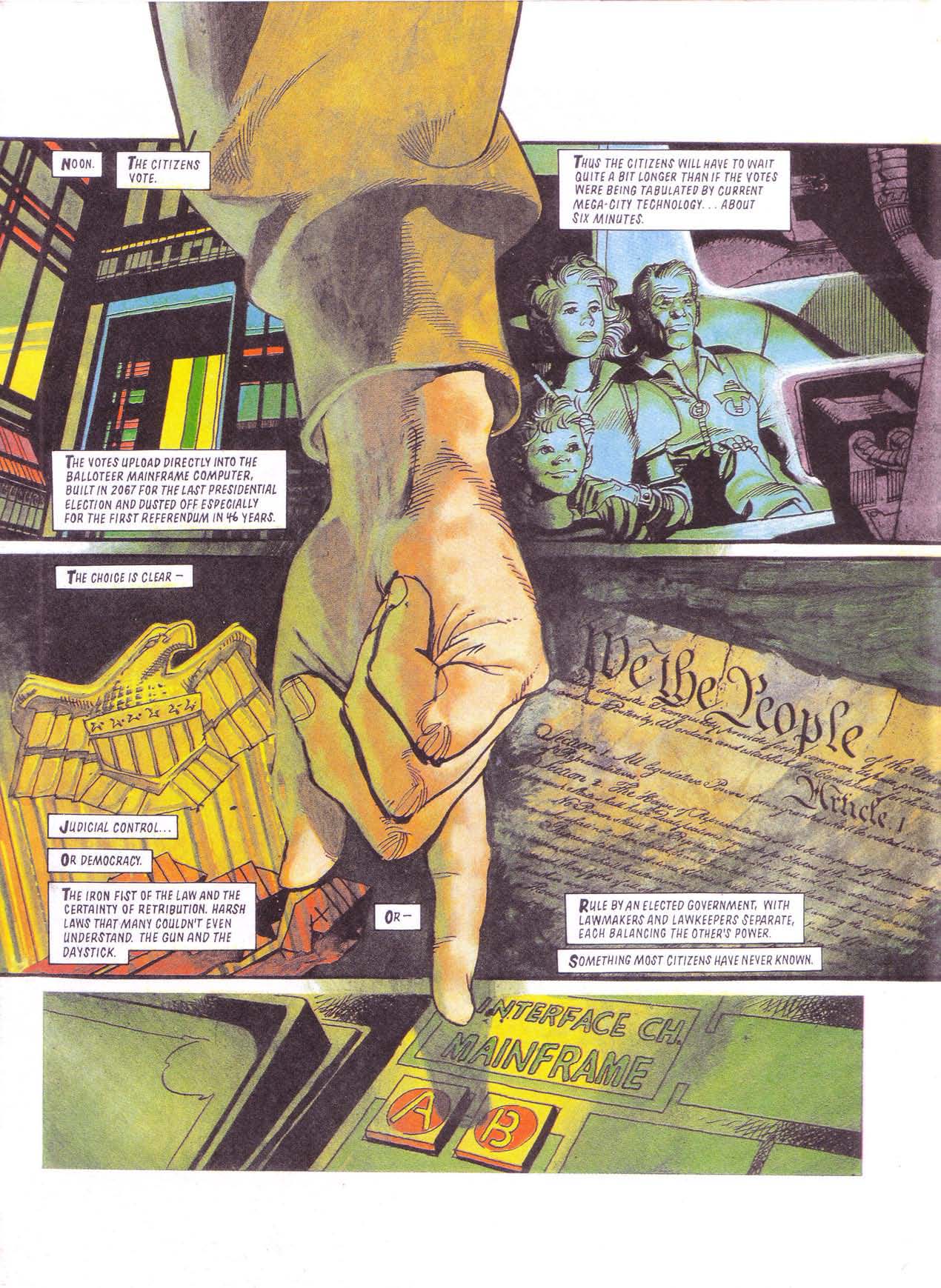 Read online Judge Dredd [Collections - Hamlyn | Mandarin] comic -  Issue # TPB Justice One - 70