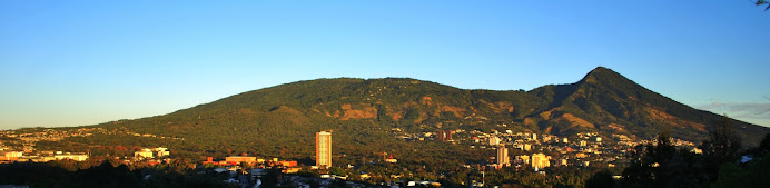 The view of San Salvador and our project.