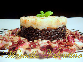 Riso Venere con tartare di Aragosta