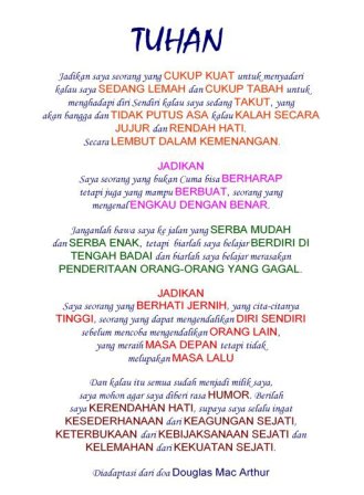 Soma Jenar & Family Diary: Ucapan Terimakasih dan contoh