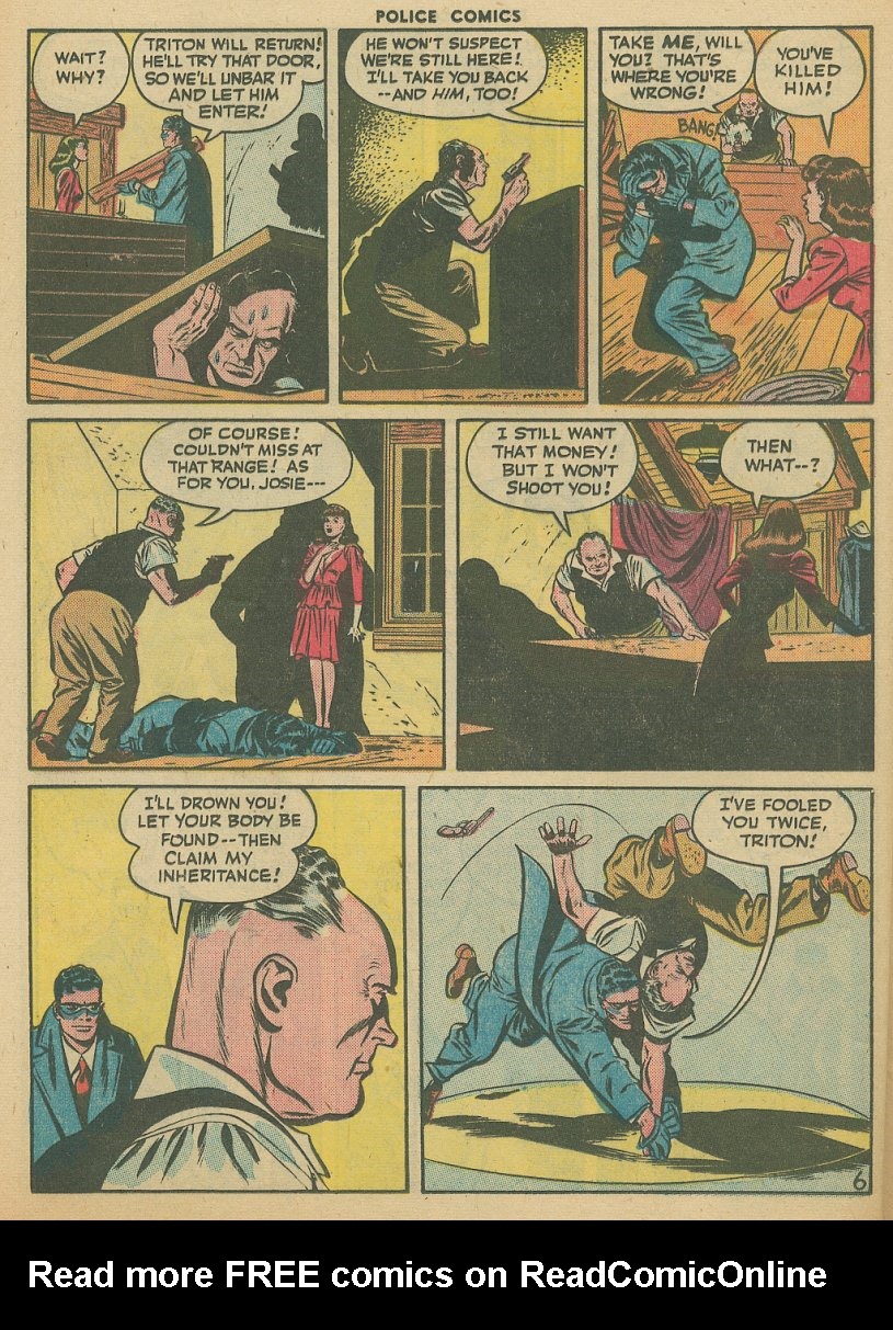Read online Police Comics comic -  Issue #75 - 38