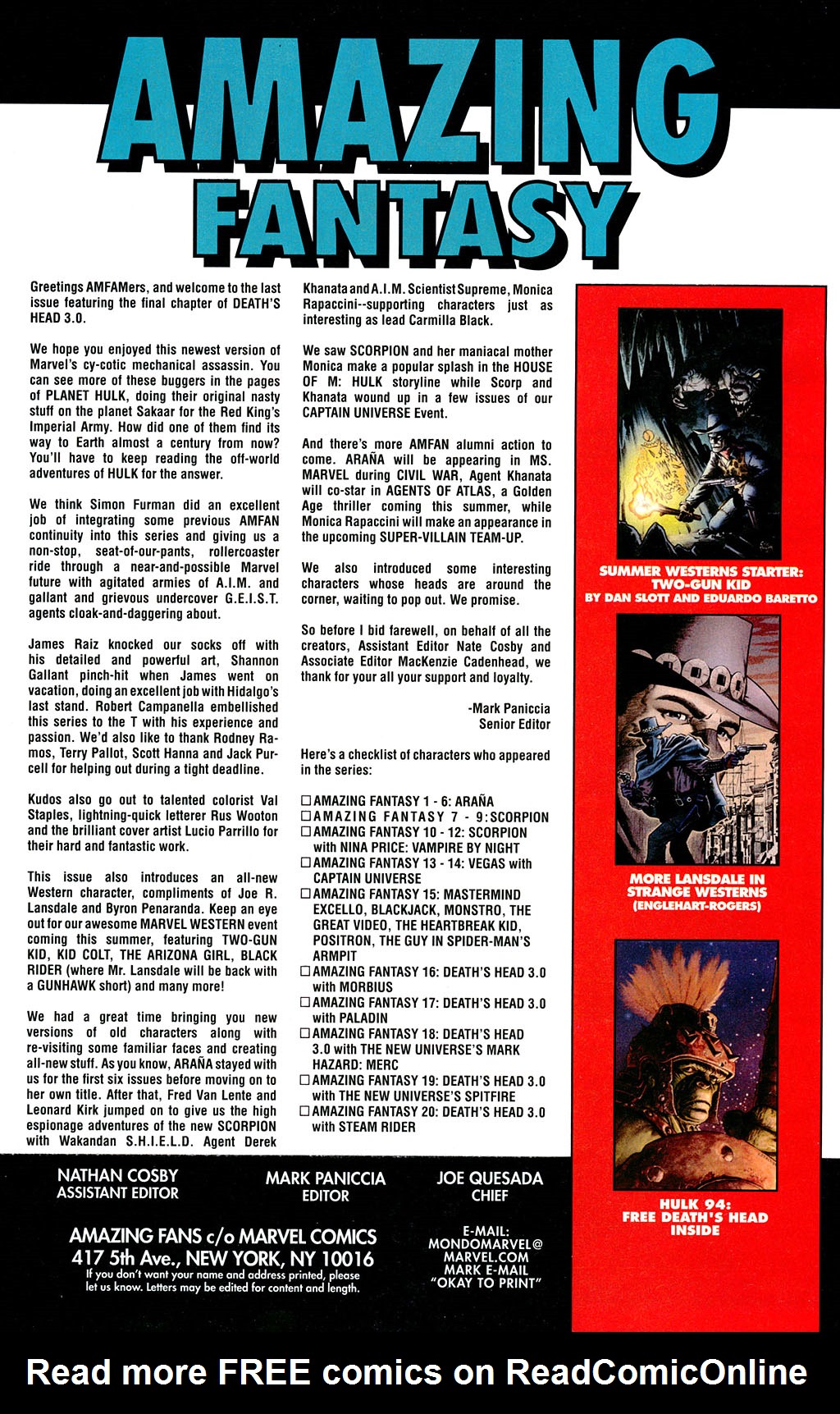 Read online Amazing Fantasy (2004) comic -  Issue #20 - 32