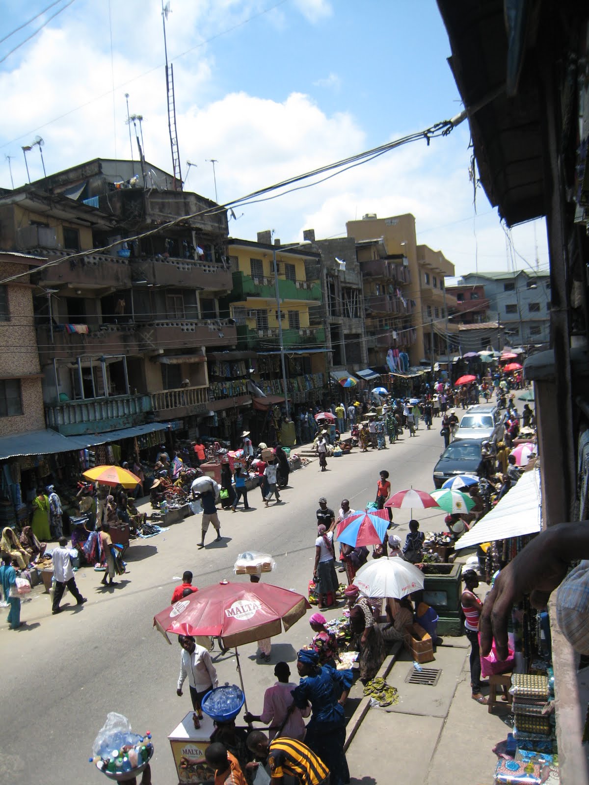Life in Lagos, Nigeria & Our Travels Fabric Shopping at Balogun Market