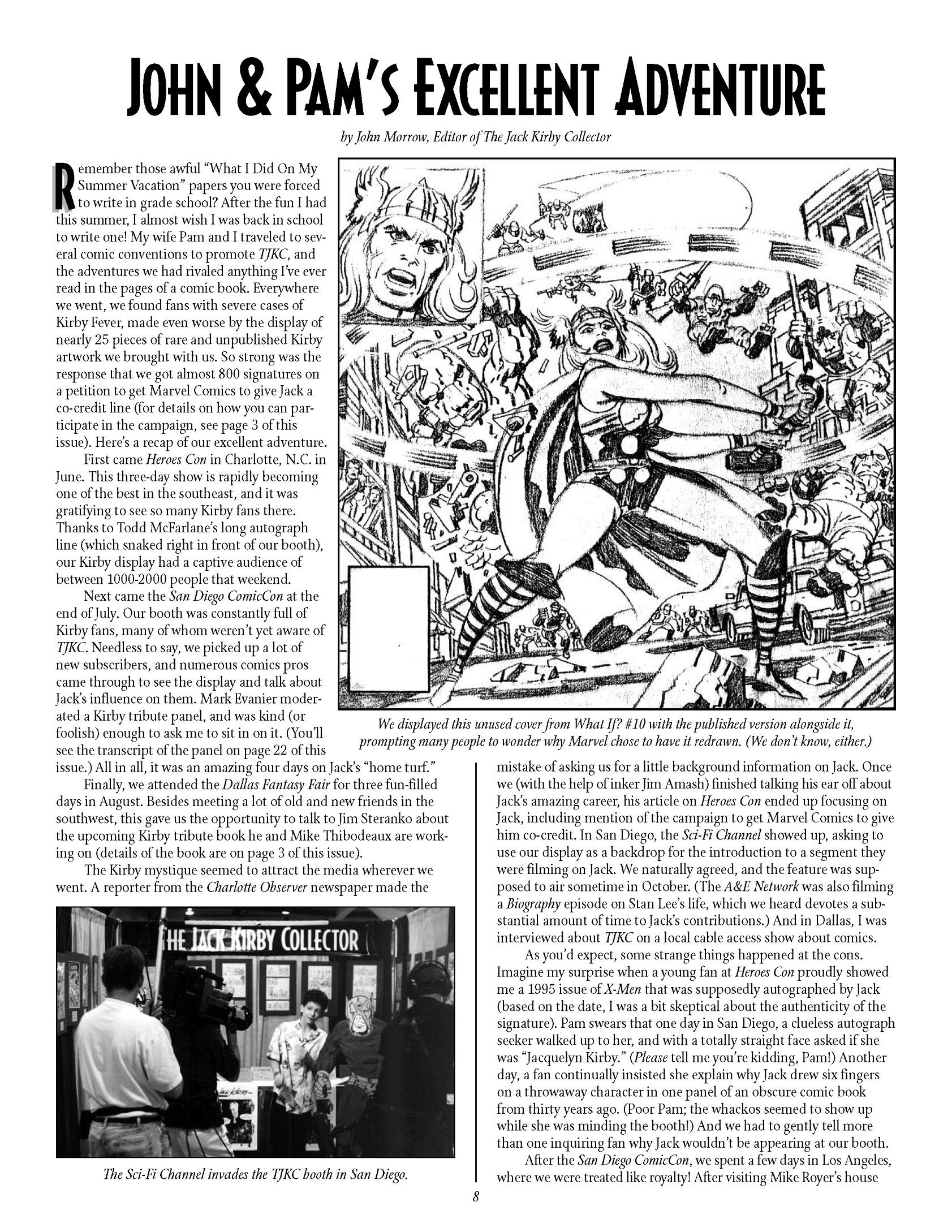 Read online The Jack Kirby Collector comic -  Issue #8 - 8