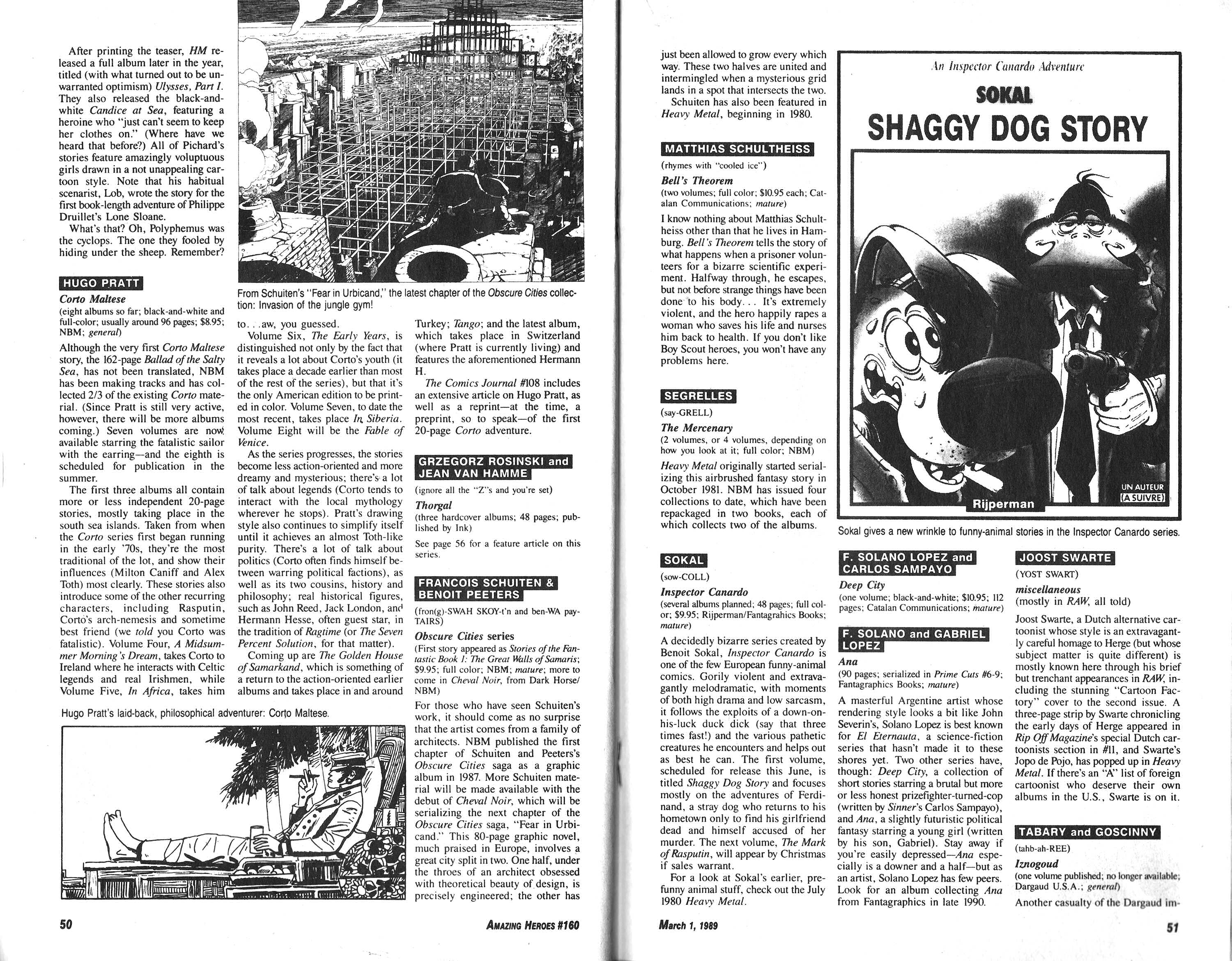 Read online Amazing Heroes comic -  Issue #160 - 26