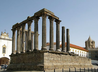 Roman temple at Evora