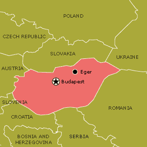 map of Hungary