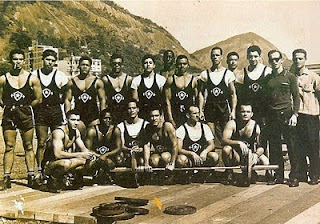 Botafogo FR Pentacampeão Estadual de Halterofilismo de 1953/1954/1956/1957/1958