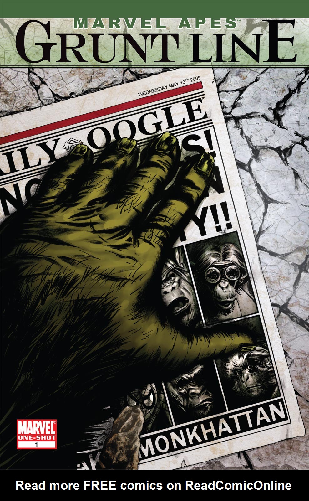 Read online Marvel Apes: Grunt Line Special comic -  Issue # Full - 1