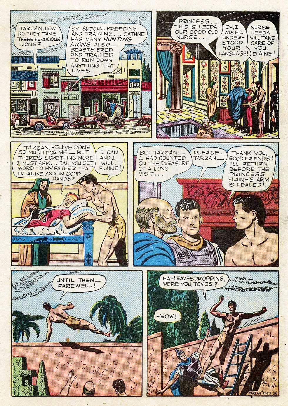 Read online Tarzan (1948) comic -  Issue #21 - 11