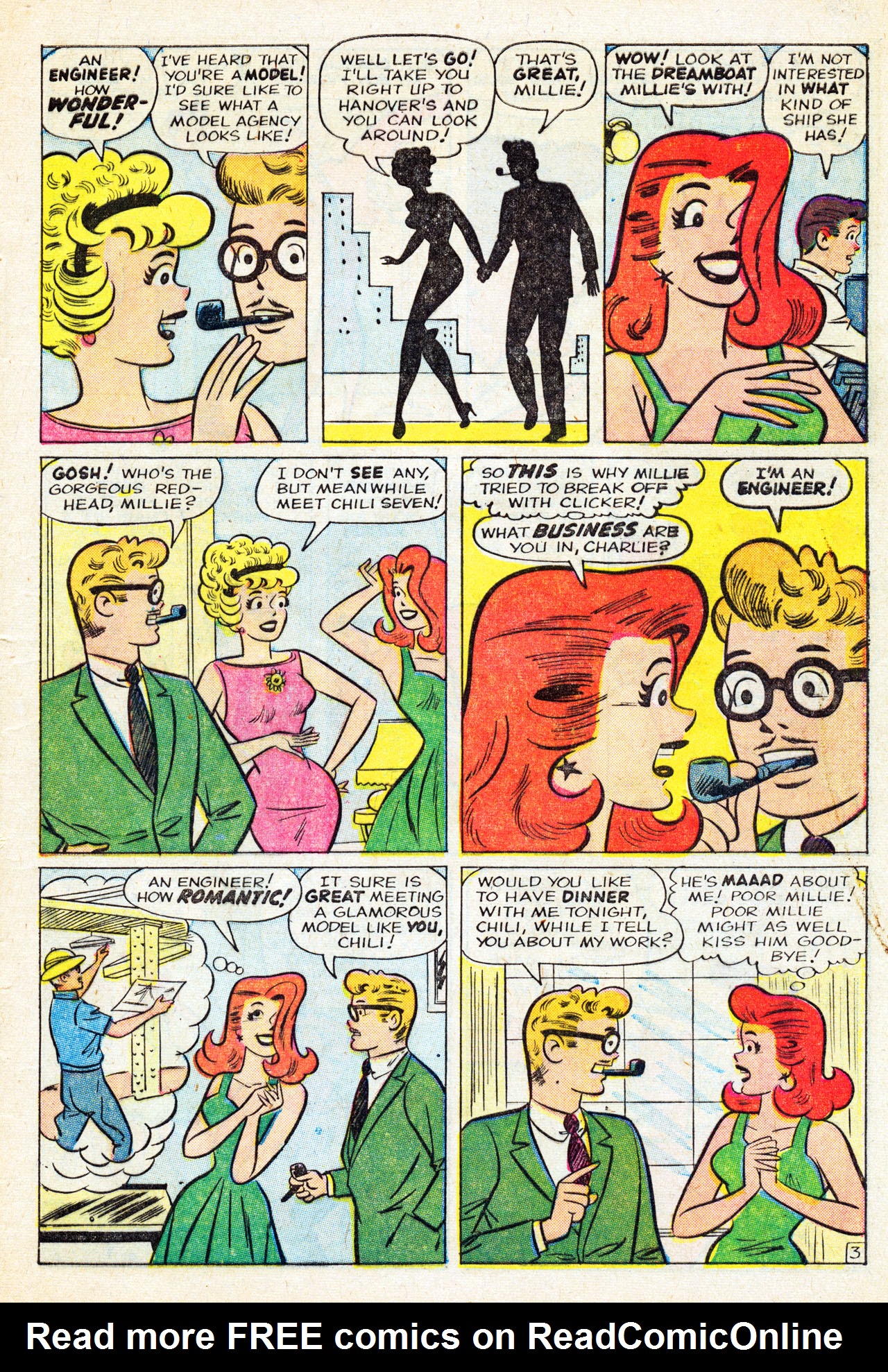 Read online A Date with Millie (1959) comic -  Issue #7 - 5