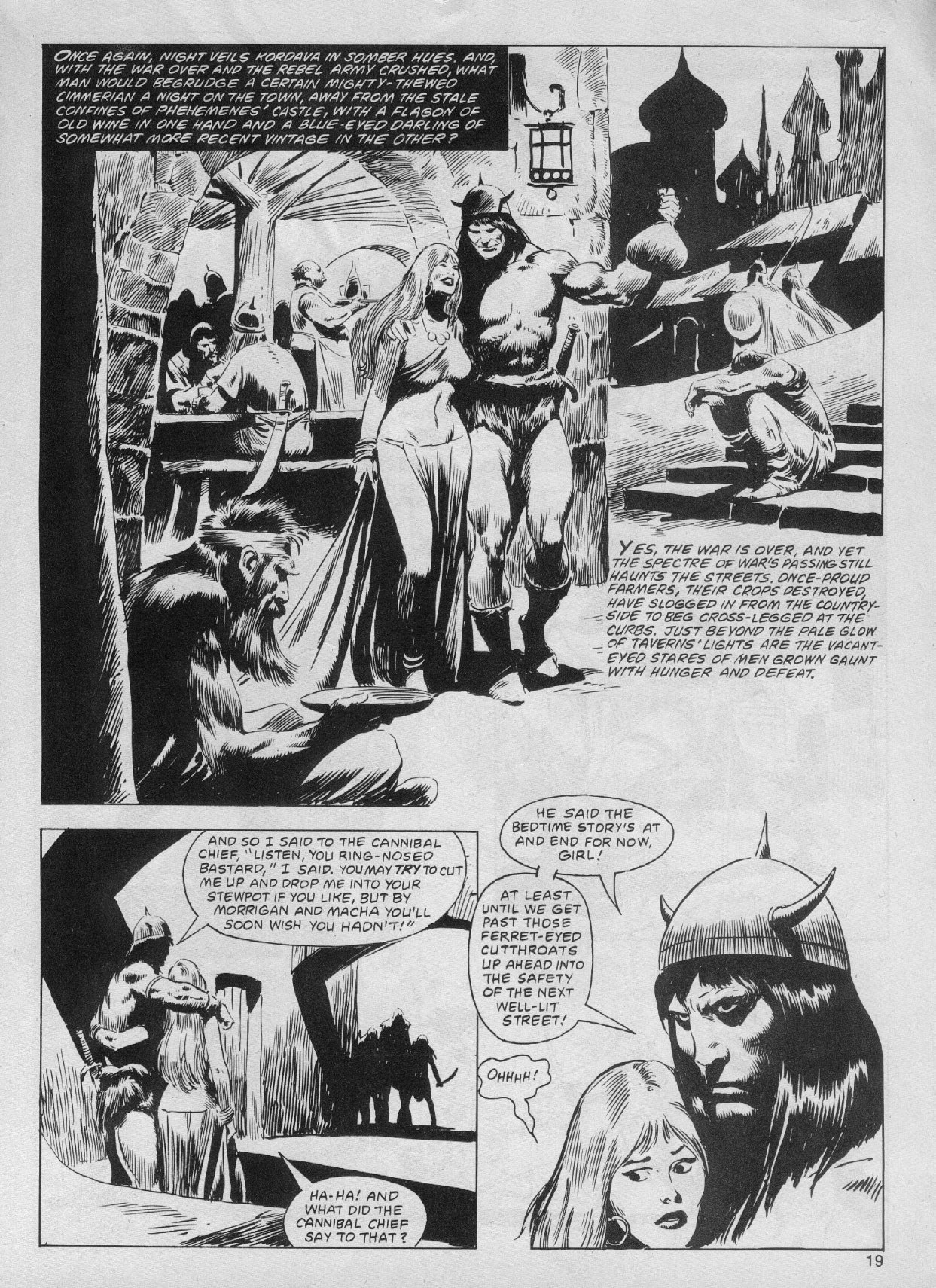 Read online The Savage Sword Of Conan comic -  Issue #61 - 19