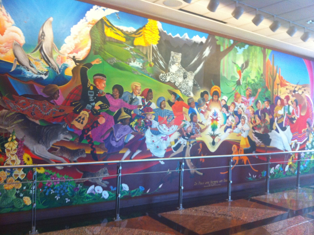 2065 Miles of Blonde DIA Mural 1