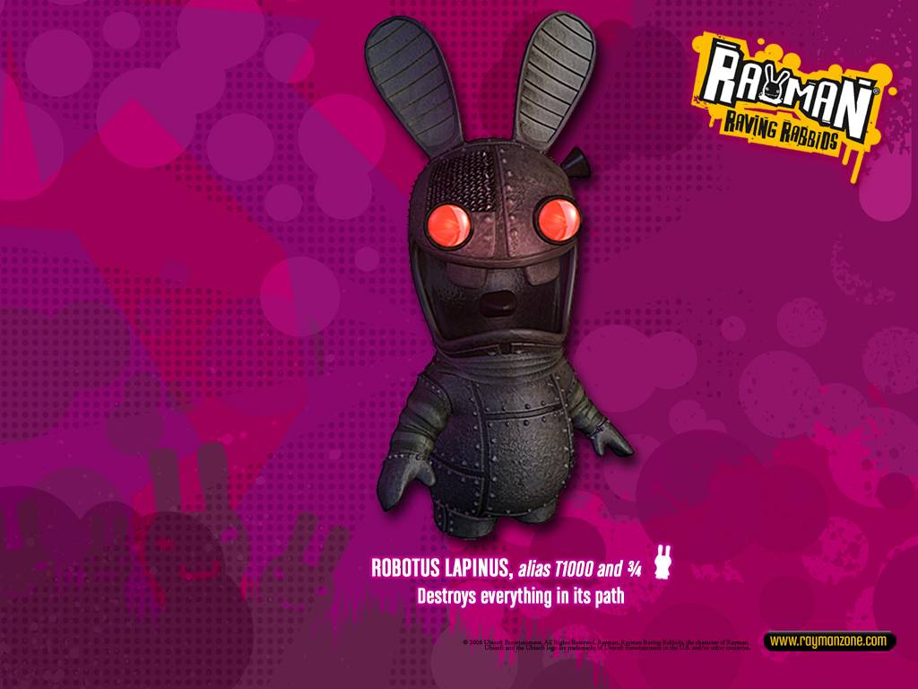 Retro Blog TV: RAYMAN RAVING RABBIDS VIDEOGAME WALLPAPERS
