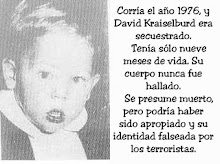 DAVID KRAISELBURD,9 MESES,1976 SECUESTRADO POR TERRORISTAS, MUERTO O APROPIADO,PIDE JUSTICIA¡¡¡