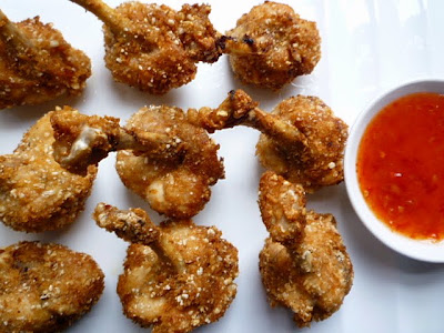 3 hungry tummies: Crumbed Boxing Chicken 香脆拳頭雞