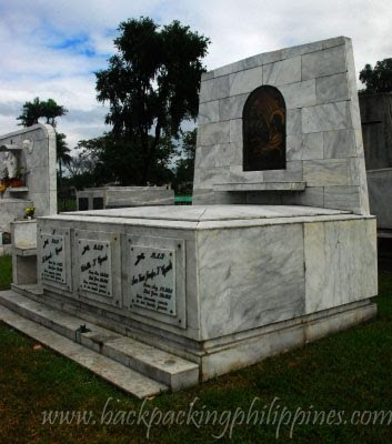 vizconde buried at manila memorial park holy cross
