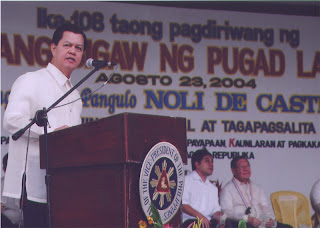 Pinoy Students Corner: TALUMPATI ni Noli De Castro sa 108th ANIBERSARYO