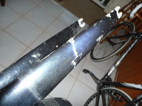 cracked head tube bike