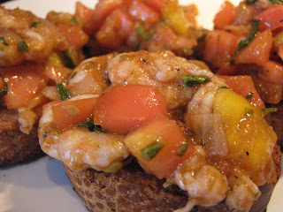 recettes entrees BRUCHETTA GOBERGE ET AVOCAT (EXPRESS)