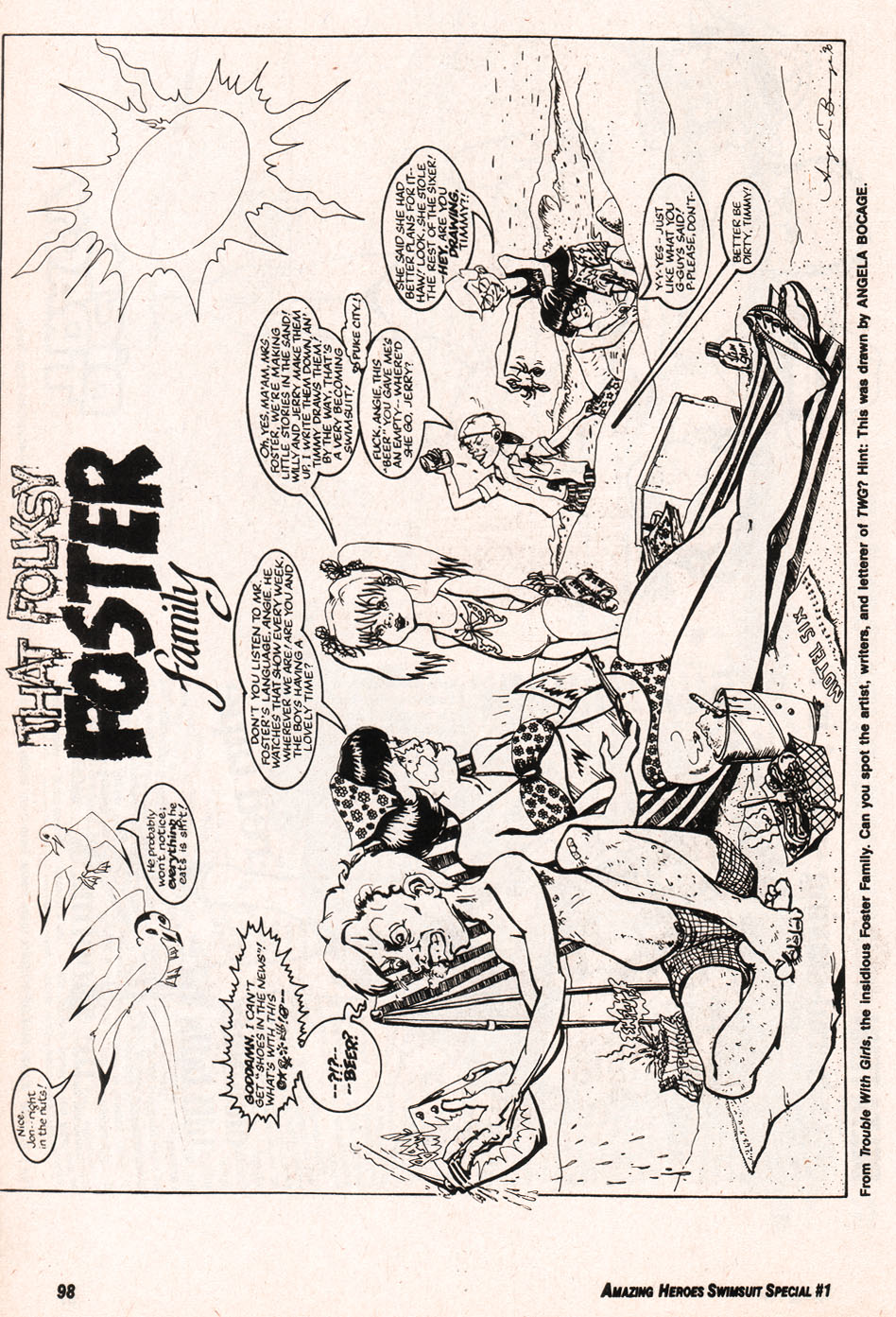 Read online Amazing Heroes Swimsuit Special comic -  Issue # TPB 1 - 100