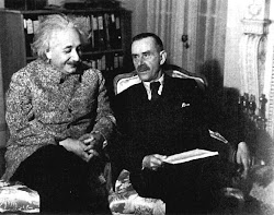 Thomas Mann mit Albert Einstein