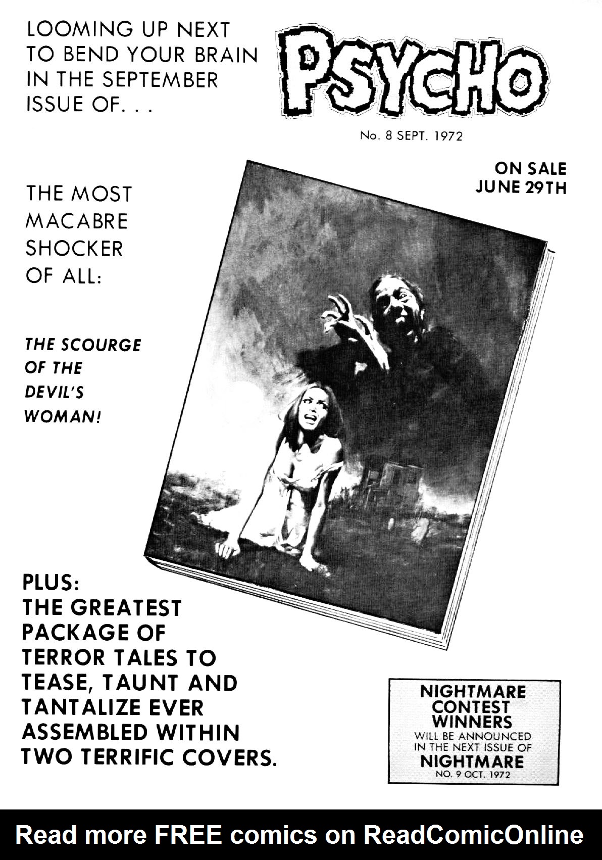 Read online Nightmare (1970) comic -  Issue #8 - 66