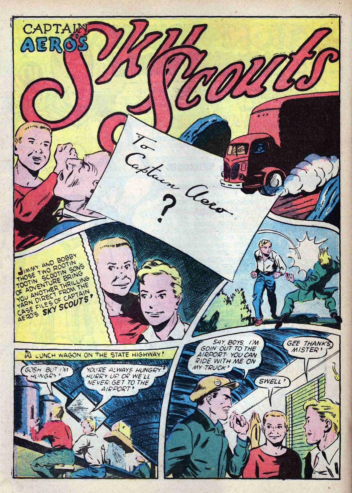 Captain Aero Comics issue 9 - Page 38