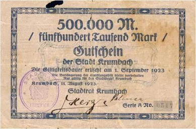 Jatuhnya Nilai Uang Kertas di Jerman  th 1923 terulang di Zimbabwe 2008
