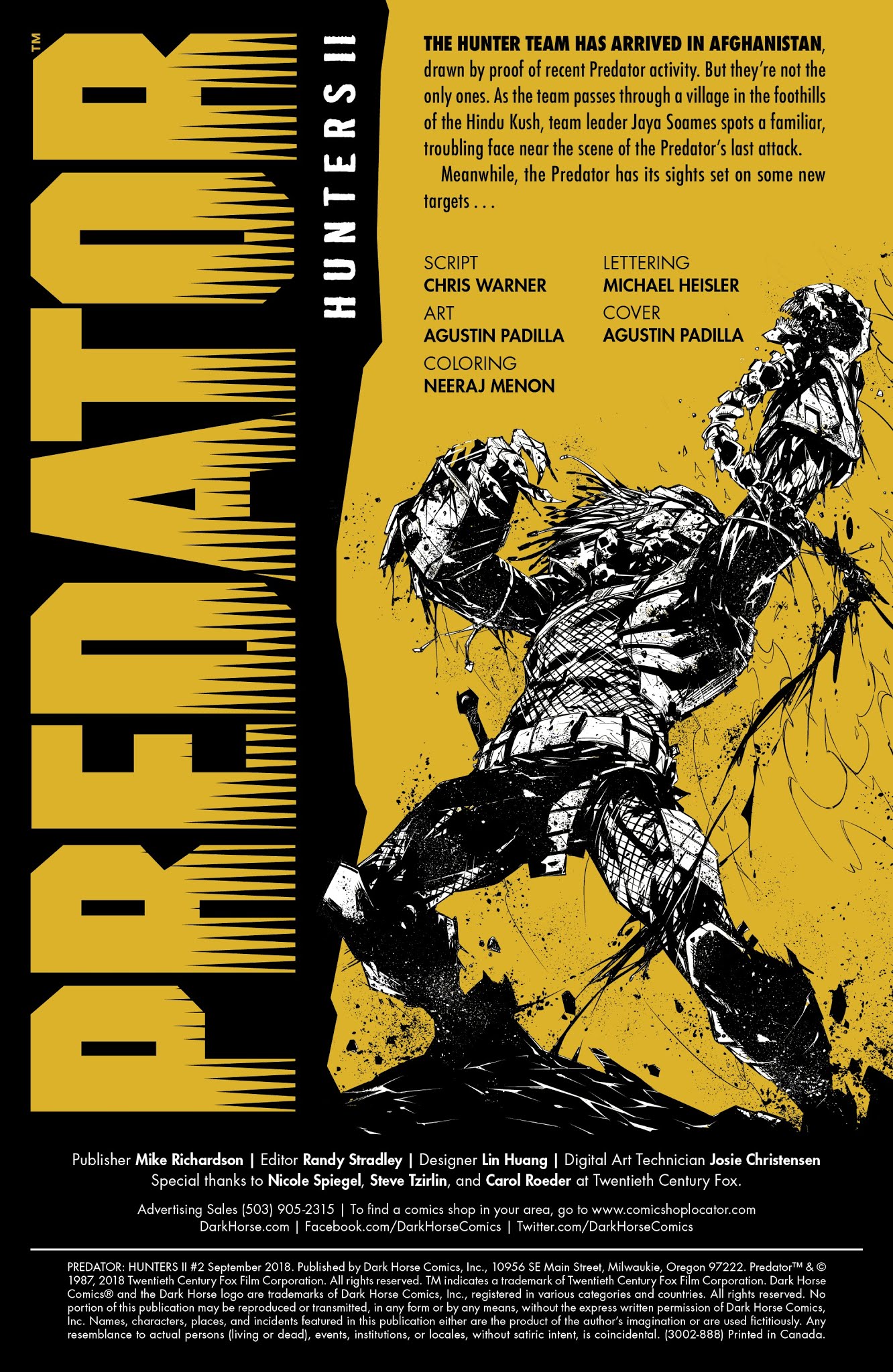 Read online Predator: Hunters II comic -  Issue #2 - 2