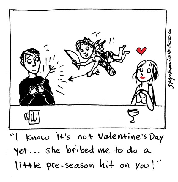 Stephanie Piro's Cartoon Blog Valentine's Day Countdown
