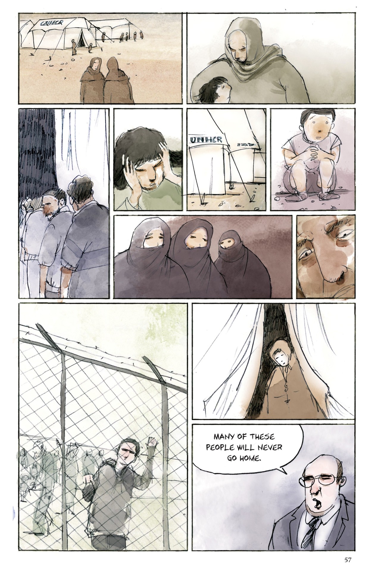 Read online The Unwanted: Stories of the Syrian Refugees comic -  Issue # TPB - 52