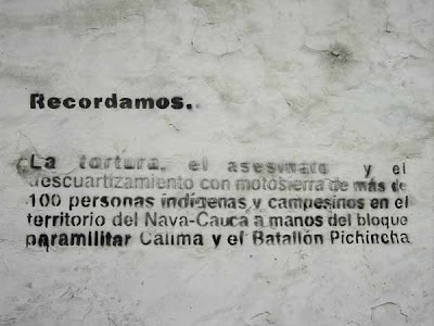Recordamos la barbarie de los paramilitares en el Cauca