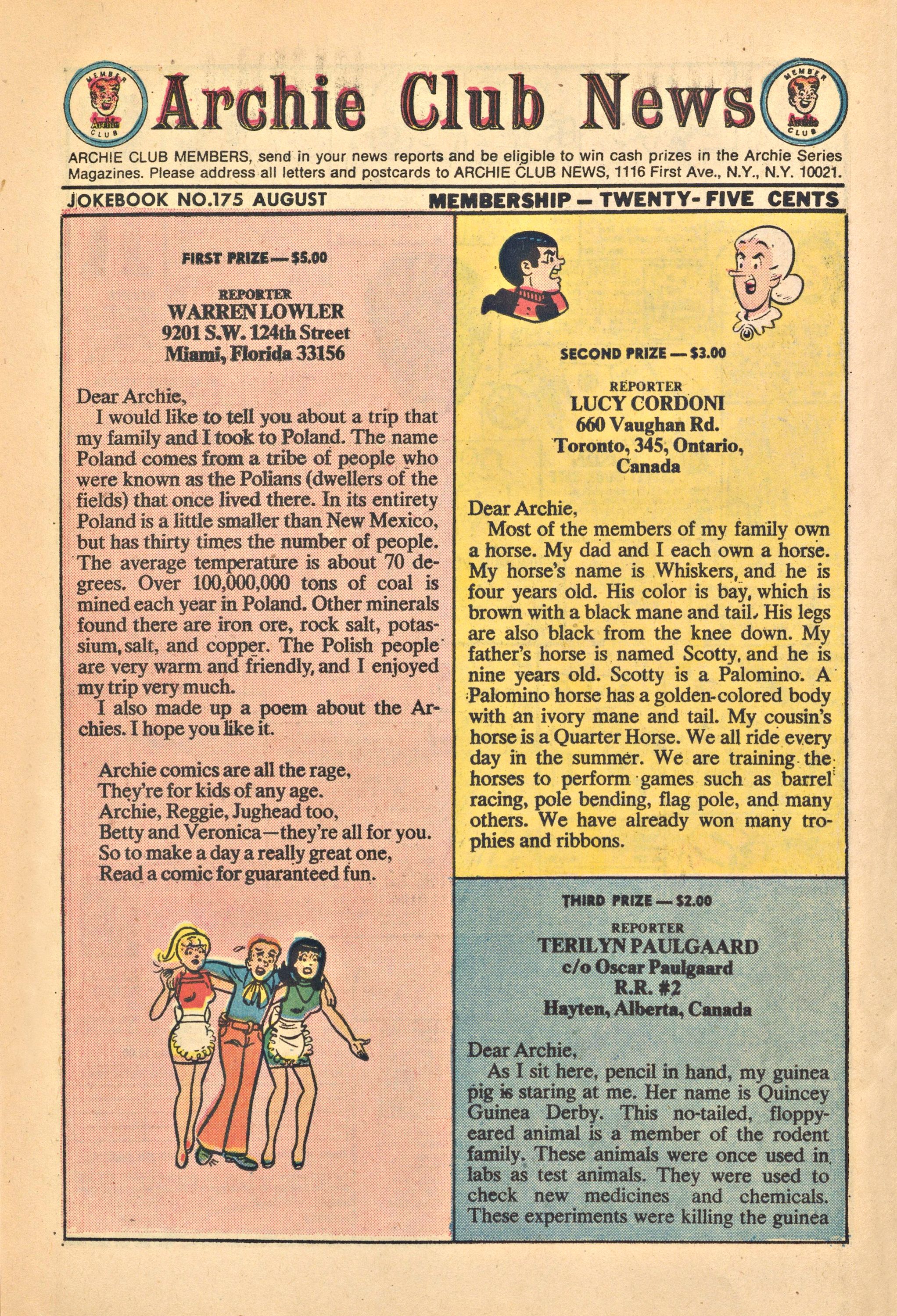 Read online Archie's Joke Book Magazine comic -  Issue #175 - 26